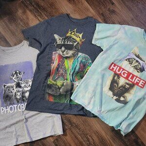 Lot of 3 Medium Cat Shirts